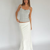 RAQUEL maxi nederdel, hvid