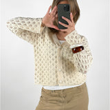 REIGN strik cardigan, beige