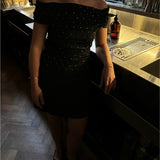 REYA top, sort