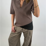 REYNARD polo strik, brun