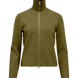 REYNARD zip cardigan, grøn