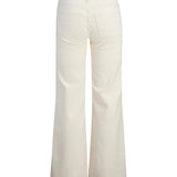 ROME flared denim jeans, creme
