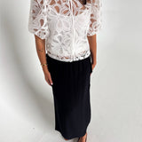 ROSE bluse, hvid