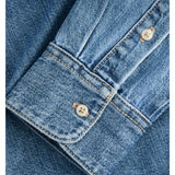 ROSE denim skjorte, mørkeblå