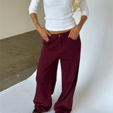 ROSIE jeans, bordeaux