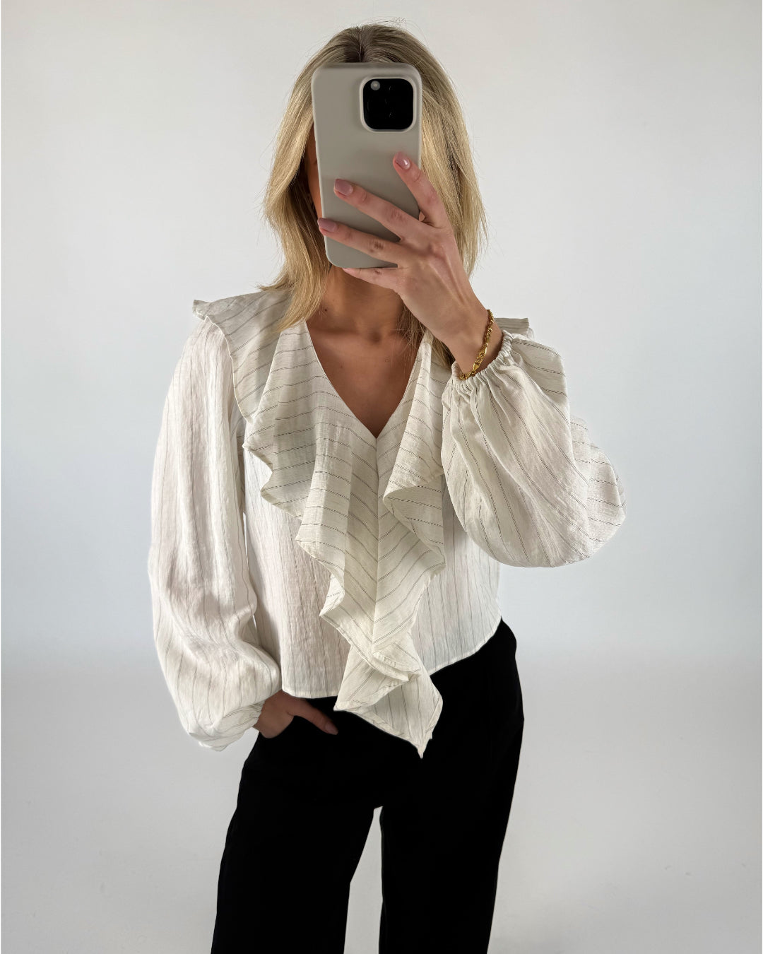 ROYA bluse creme