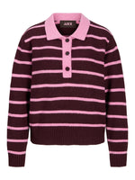 Produktbillede af RUBY polo i pink. Set forfra. Fra BySofieSønderby