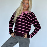 RUBY strik polo, bordeaux