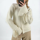 SALIKA strikket cardigan, creme