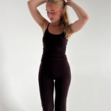SANIA yoga top, brun