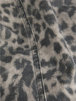 SARAH leopard top grå