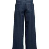 Produktbillede af blå SAVA jeans. Set bagfra. Fra BySofieSønderby.