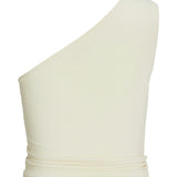 SCARLETT one shoulder top, creme