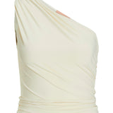 SCARLETT one shoulder top, creme