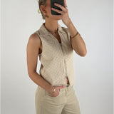 SELMA top, beige