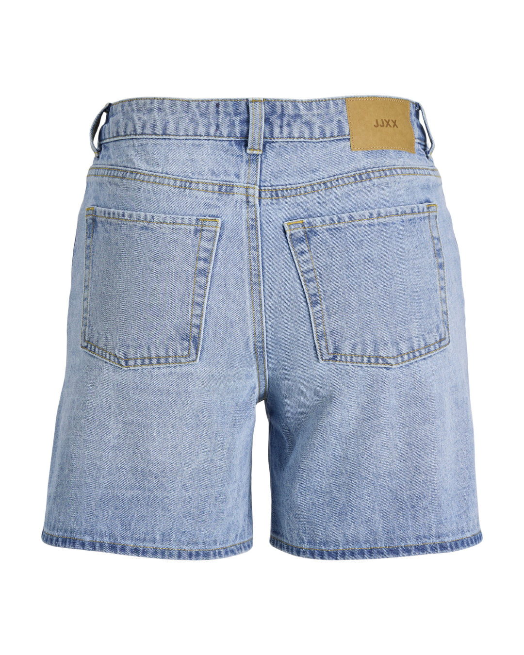 Produktbillede af blå SEVILLE shorts. Set bagfra. Fra BySofieSønderby