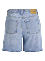 Produktbillede af blå SEVILLE shorts. Set bagfra. Fra BySofieSønderby