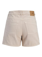 Produktbillede af creme farvede SEVILLE shorts. Set bagfra. Fra BySofieSønderby