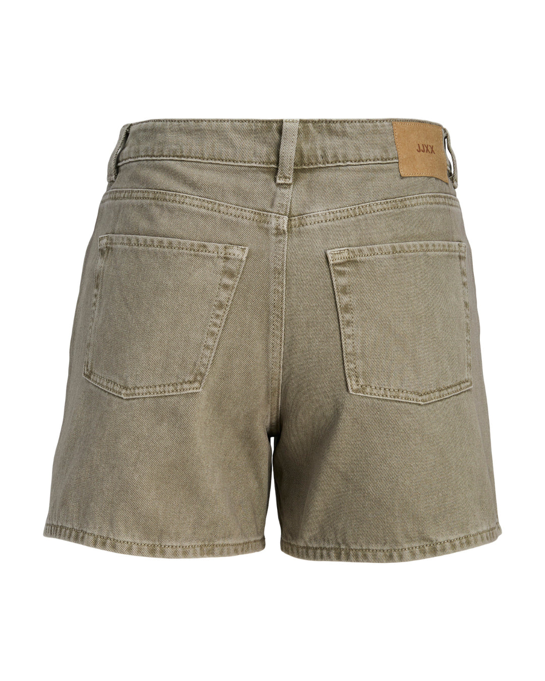 Produktbillede af grønne SEVILLE shorts. Set bagfra. Fra BySofieSønderby
