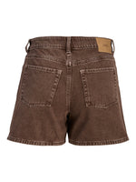 Produktbillede af brune SEVILLE shorts. Set bagfra. Fra BySofieSønderby