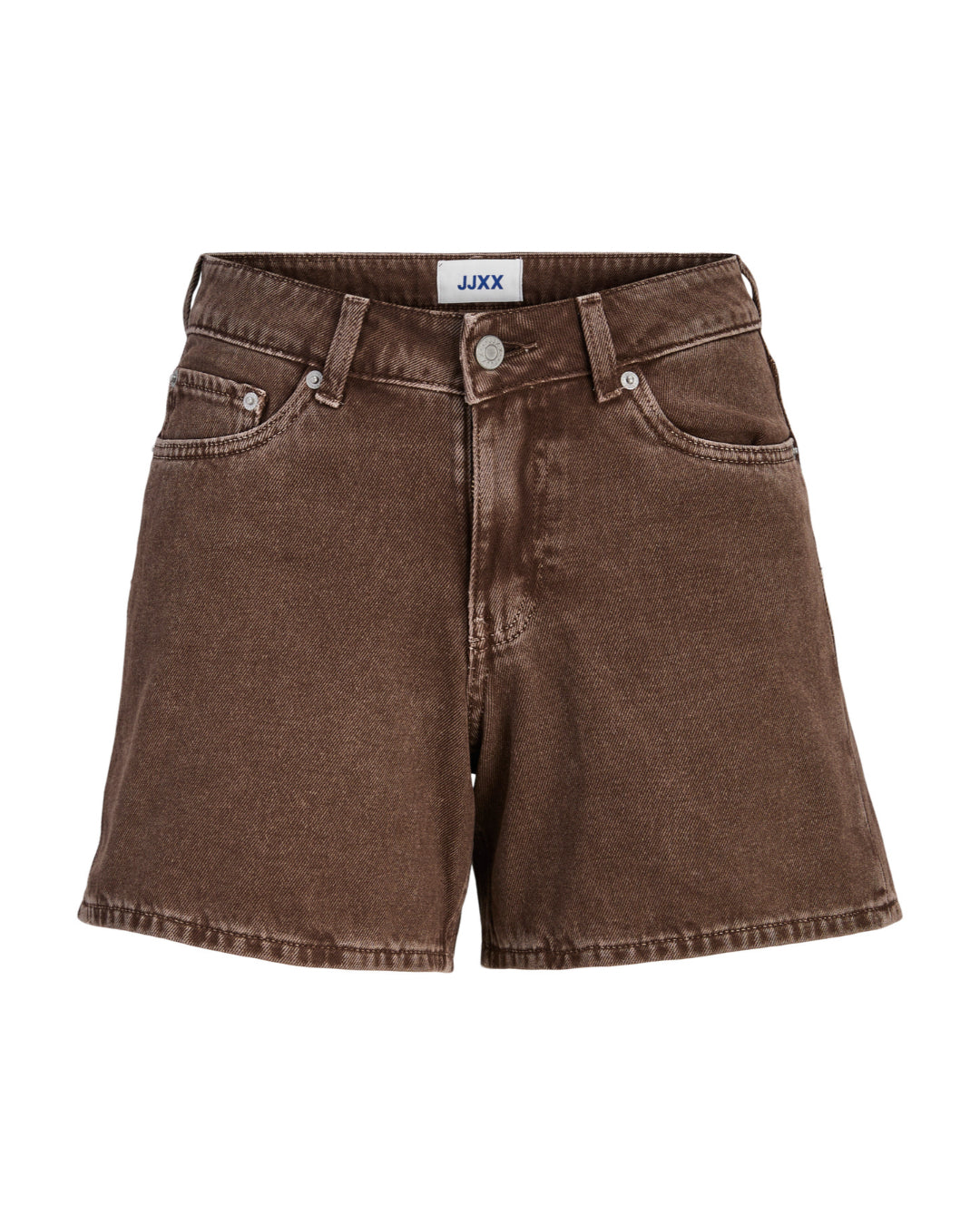 Produktbillede af brune SEVILLE shorts. Set forfra. Fra BySofieSønderby