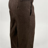 SIDSEL bukser, meleret brun