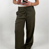 SIDSEL bukser, meleret kaki