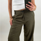 SIDSEL bukser, meleret kaki