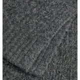 Detaljebillede af grå SIGGA striktrøje.  Fra BySofieSønderby.