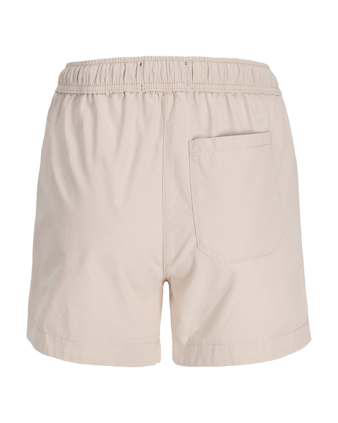 Produktbillede af beige farvede SKY shorts. Set bagfra. Fra BySofieSønderby