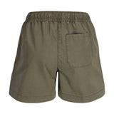 Produktbillede af kaki farvede SKY shorts. Set bagfra. Fra BySofieSønderby
