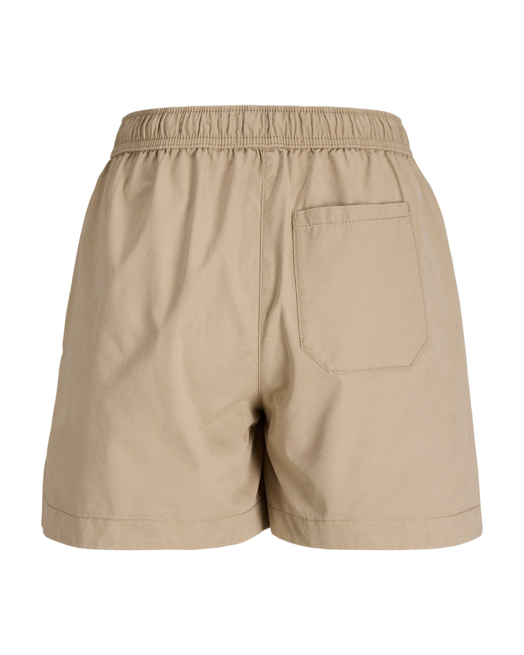 Produktbillede af sand farvede SKY shorts. Set bagfra. Fra BySofieSønderby
