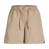 Produktbillede af sand farvede SKY shorts. Set forfra. Fra BySofieSønderby
