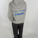 SNDERBY hoodie, grå/blå