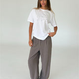 SNDRB DRAW t-shirt, hvid/sort