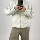 SOPHIE prikket jakke, hvid