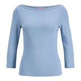 Produktbillede af Star bluse i blå. Set forfra. Fra BySofieSønderby