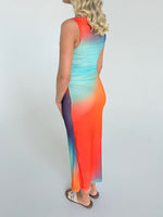 STELLA kjole multi orange