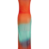 STELLA kjole orange