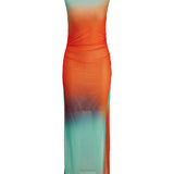 STELLA kjole orange