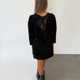 STEPHANIE kjole, sort