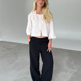 SUNELA bluse, hvid