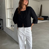 SUNELA bluse, sort