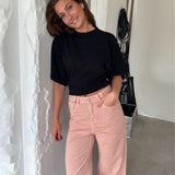 TALULLA waisted t-shirt, sort
