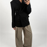 TANYA waisted blazer, sort