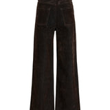 Produktfoto af brune Tokyo jeans på hvid baggrund. Fra BySofieSønderby