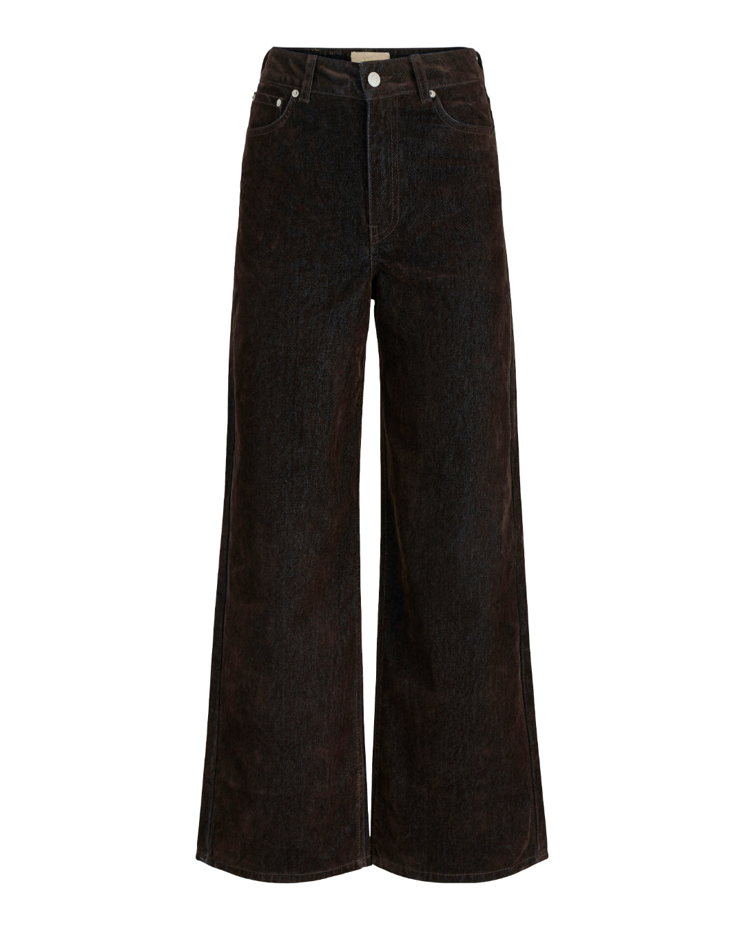 Produktfoto af brune Tokyo jeans på hvid baggrund. Fra BySofieSønderby