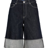 TOKYO fold up jorts, mørkeblå