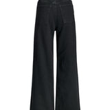 Produktbillede af sort TOKYO bukser med sorte glimmersten. Set bagfra. Fra BySofieSønderby.