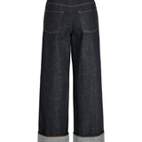 TOKYO wide leg jeans, mørkeblå